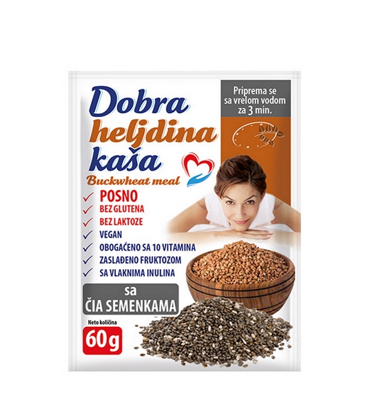 Dobra heljdina kasa sa čia semenkama