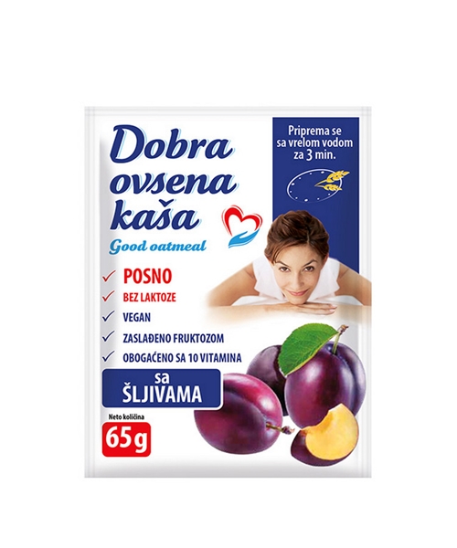 Dobra ovsena kasa sa šljivom